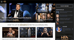 Desktop Screenshot of hollywoodawards.com